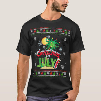 Camiseta Natal Em Julho Férias Na Praia