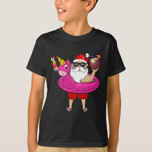 Camiseta Natal Em Julho Festa Engraçada Havaiana Verão Prai