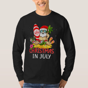 Camiseta Natal Em Julho Festas Figuras Papais noeis De Vest