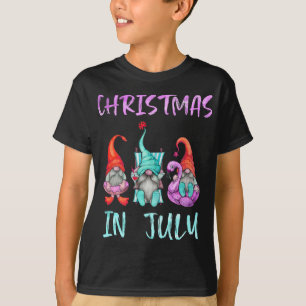 Camiseta Natal em julho Gnomos Engraçados Natal em julho G