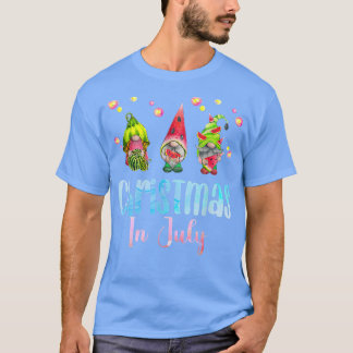 Camiseta Natal em julho Gnomos Watermelon (Festa 2 do Verão