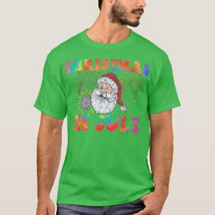 Camiseta Natal Em Julho, Licença Americana Verão Vintage Ti