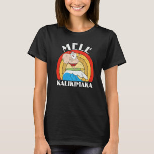 Camiseta Natal Em Julho No Havaí Mele Kalikimaka Graphi