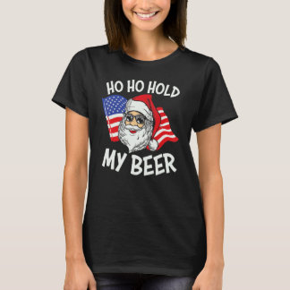 Camiseta Natal Em Julho Papai Noel Ho Ho 4º Natal Fofo Gráf