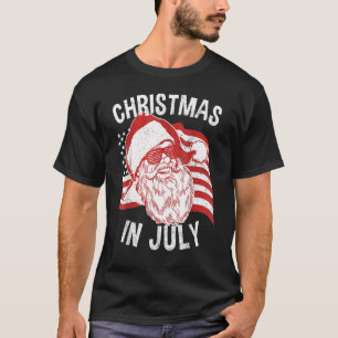 Camiseta Natal Em Julho Papais noeis De Hipster Retroativos