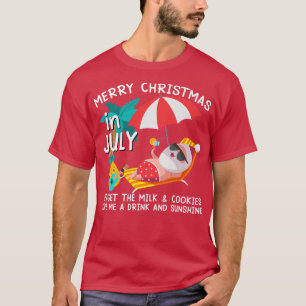 Camiseta Natal Em Julho Papais noeis Do Partido Da Piscina
