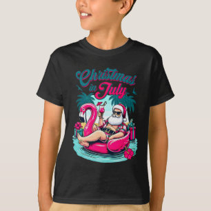 Camiseta Natal Em Julho Papais noeis Engraçados Relaxam Pra