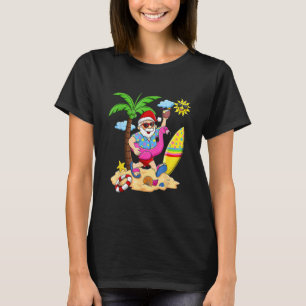 Camiseta Natal Em Julho Papais noeis Férias De Verão Na Pra
