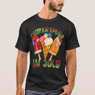 Camiseta Natal Em Julho Papais noeis Praia Verão Com Gnomos