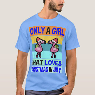 Camiseta Natal Em Julho Para Mulheres Crianças De Natal Men
