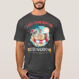 Camiseta Natal Em Julho Relatório De Ano De Médio Ainda Mal
