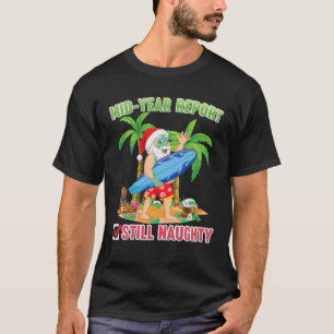 Camiseta Natal Em Julho Relatório De Ano De Médio Ainda Mal