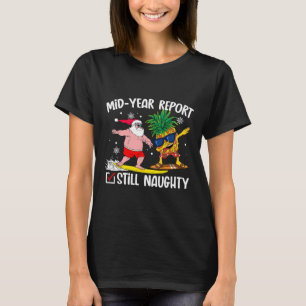 Camiseta Natal Em Julho Relatório De Meio Do Ano Ainda Trav