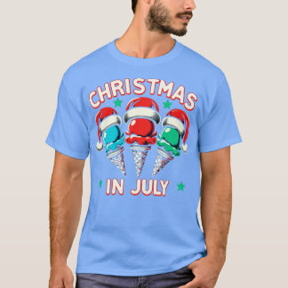Camiseta Natal em julho Retro para Crianças Papais noeis de