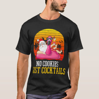 Camiseta Natal Em Julho Sem Cookies Apenas Cocktails Verão