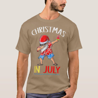 Camiseta Natal Em Julho Teerão Papais noeis Engraçados Verã