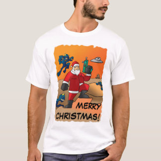 Camiseta Natal em Marte