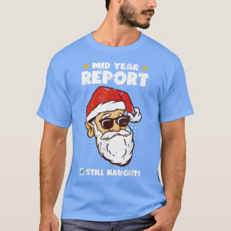 Camiseta Natal Em Papais noeis De Julho Relatório De Ano Mé