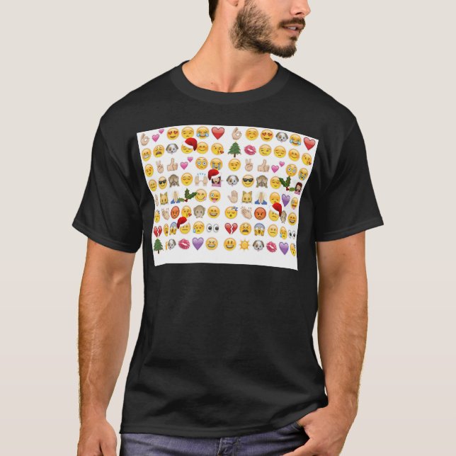 Camiseta natal emojis (Frente)