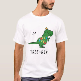 Camiseta Natal Engraçado da Árvore Rex