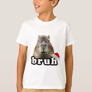 Camiseta Natal Engraçado do Capyra