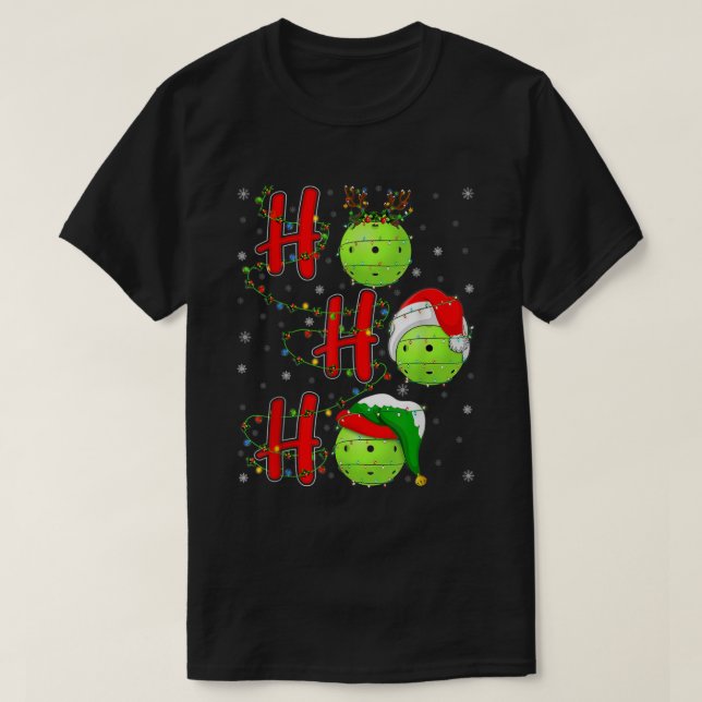 Camiseta Natal Engraçado Natal Natal Natal Feriado Hat Ho H (Frente do Design)