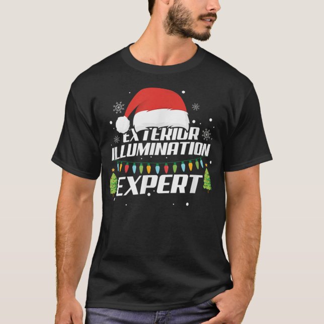Camiseta Natal Especializado em Iluminação Externa (Frente)