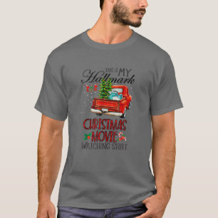 Camiseta Natal Este É O Meu Filme De Hallmärks A Ver Home