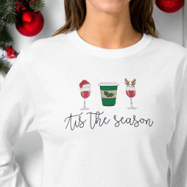Camiseta Natal Este é o Natal dos Papais noeis de café da é