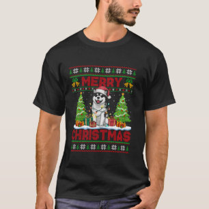 Camiseta Natal - Estilo Feio Santa Hat Akita