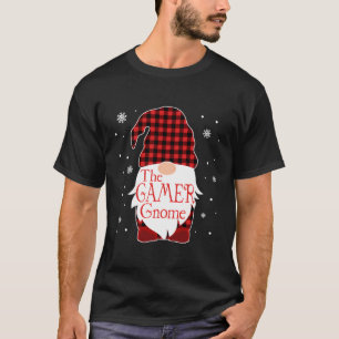 Camiseta Natal Família Pajama Gift Gamer Gnomo Buffalo P