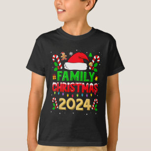 Camiseta Natal Familiar 2024 Para Famílias Que Correspondem