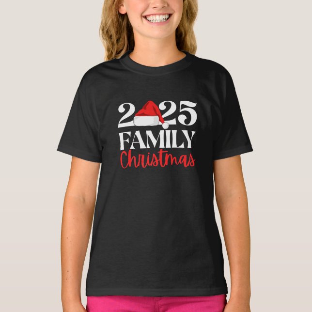 Camiseta Natal Familiar de 2025 (Frente)