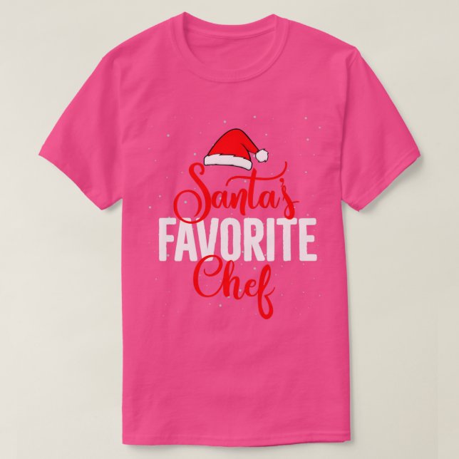 Camiseta Natal favorito do Chef Chef (Frente do Design)