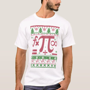 Camiseta Natal feio da matemática