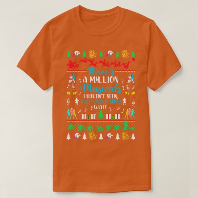 Camiseta Natal Feio do Teatro Broadway (Frente do Design)