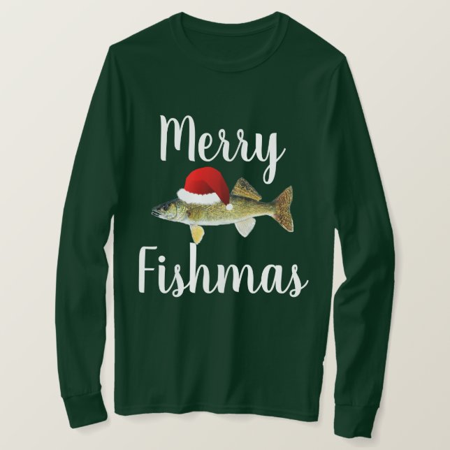 Camiseta Natal feio dos Walleye (Frente do Design)