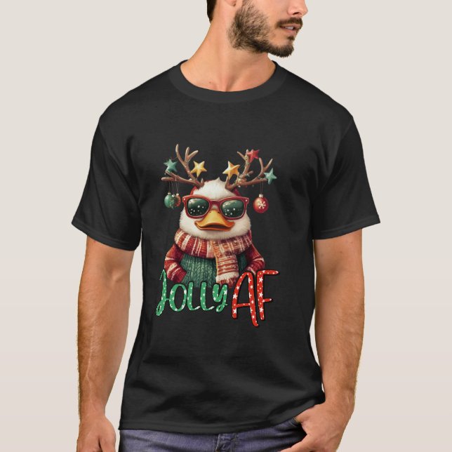 Camiseta Natal Feio Pato Natal (Frente)