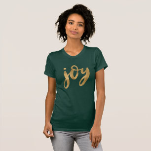 Camiseta Natal feito sob encomenda verde Dourado do roteiro