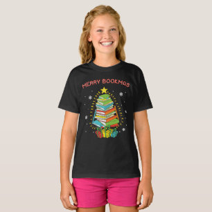 Camiseta Natal, Feliz Bookmas T-Shirt