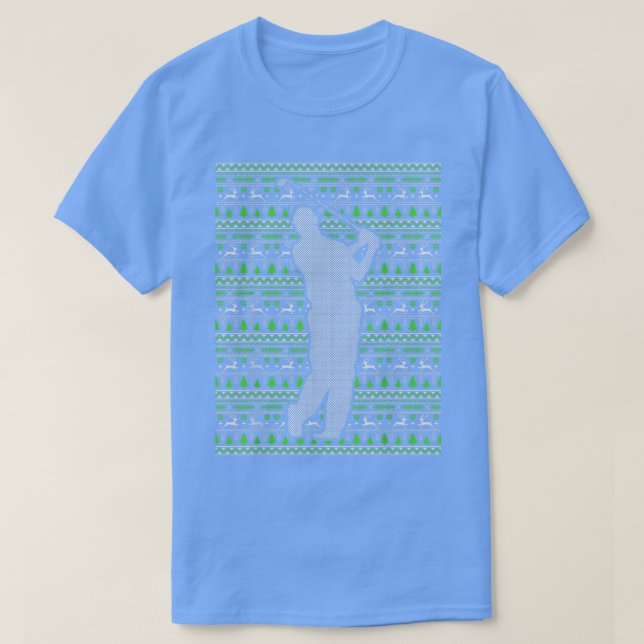Camiseta Natal Feliz Feriados GOLF presente Natal (Frente do Design)