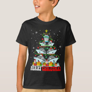Camiseta Natal Feliz Rena Elfo Papai Noel Navios de Cruzeir