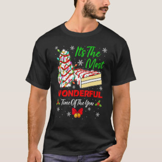 Camiseta Natal Férias Natal Bolo é o mais maravilhoso