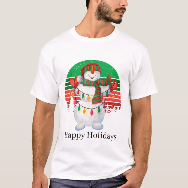 Camiseta Natal festivo Feriado  (Frente)