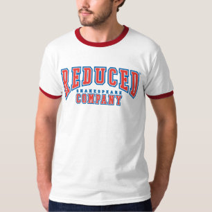 Camiseta Natal final reduzido da empresa de shakespeare