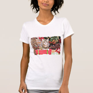 Camiseta Natal - gato do gatinho - Monki