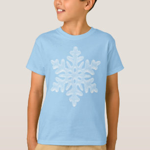 Camiseta Natal gelado congelado azul gelado do inverno do