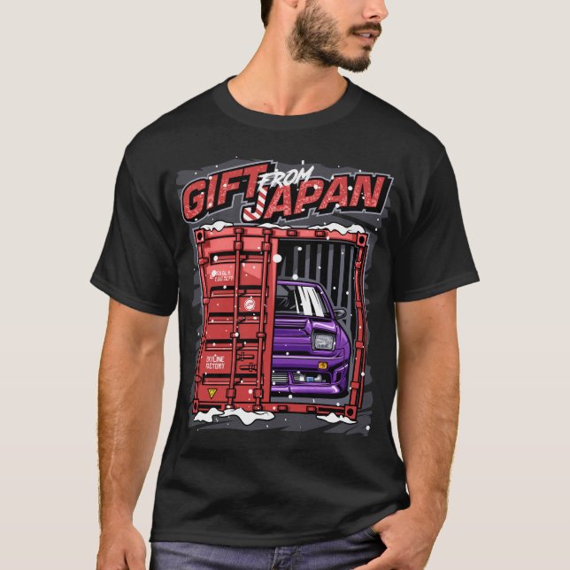 Camiseta Natal Gift Nissan 180SX Do Japão (Frente)