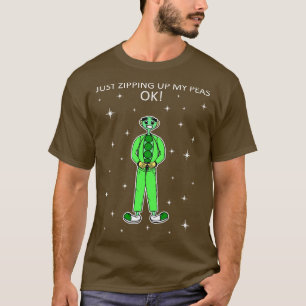Camiseta Natal Gift Vegan Funny Peas Art Design