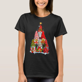 Camiseta Natal Gnome Family Pajamas Gnomas Tree Xmas